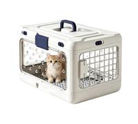 Dog Travel Carrier - Portable Foldable Pet Crate