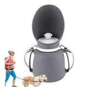 Dog Travel Water Bottle Foldable Pet Feeder Portable Drinking Dispenser Leakproof 800ml Water Bowl Lightweight Design Easy Carry with Lanyard for Travels, Outdoor, Walks
