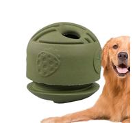 Dog Treat Ball Toy, Interactive Food Dispensing Ball, 3.86x3.86x3.82 Inches Dispenser Engaging Puzzle, Indoor Slow Feeding, Outdoor Chew Toys for Small Medium Large Dogs and Mental Stimulation Use