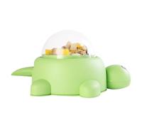 Dog Treat Dispenser, Turtle Puzzle Feeder, Slow Feeding Bowl, Mentally Stimulating Design, Reduces Bloating and for Indoor Pets Training and Enrichment, 10.31x6.5x5 inches Green 1 Piece