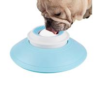 Dog Treat Dispensing Toy, Non Slip, Enrichment Pad, 5.71x2.17 inches, Textured Slow Feeder, Calming Boredom Reducer, Round, for Small Medium Large Breeds, Long Lasting