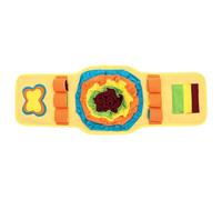 Dog Treat Mat, Watch-Style Food Puzzle Mat, Anti-Slip Activity 11.22x31.5 inches, Bite-Resistant Slow Feeding Pad, Interactive Stress Release for Pets