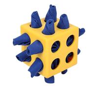 Dog Treat Puzzle Ball, Slow Feeder Toy for Mental Stimulation, Polyester Sensory Engagement, Stress Reduction, Interactive Puppy and Pet Toy, Ideal for Indoor and Outdoor Training, 10x10x10cm