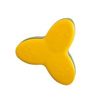 Dog Treat Puzzle, Interactive Dog Toys, Rotating Feeder Dispenser, Mental Stimulation Training Toy, Slow Chewing Feeding Tool, Yellow/Green, Ideal for Travel, Home, Pet Supplies