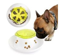 Dog Treat Toys, Slow Feeder Bowl, Interactive Food Dispenser, Press Design Game Feeder, Sturdy Engaging Feeding Device for Indoor Outdoor Use with Aggressive Dogs and Puppies