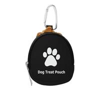 Dog Treat Training Pouch with Carabiner - Portable Reusable Oval Treat Bag | Treat Bag Keychain Pouch for Community, Countryside, Walking, | Shopping, Indoor, Outdoor, Travel Dog Treat Training Pouch