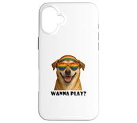 "Dog, tu veux jouer?", LGBTQ, gay-prime Coque pour iPhone 16 Plus