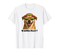"Dog, tu veux jouer?", LGBTQ, gay-prime T-Shirt