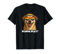 "Dog, tu veux jouer?", LGBTQ, gay-prime T-Shirt