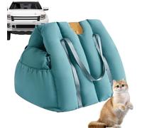 Dog Vehicle Seat, Portable Pet Booster Seats, Soft Sided Travel Carrier Bag, Secure Puppy Bed, Cat Car Carrier for Vehicles, Road Trips, Daily Commute, Vet Visits, Backseat, 18.11x22.44x16.93 inches