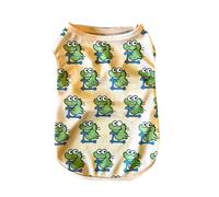 Dog Vest for Small Medium Dogs | Cute Pattern Breathable Pet Apparel | Shedding Reduction Clothes for Corgis/Shiba Inus/Teddy | Lightweight Summer Garment (Dinosaur Print 4XL)
