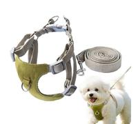 Dog Vest Harnesses, No Pull Adjustable Dog Harness with Lead, 14.57x18.9 inches Breathable Material, Easy Control Handle, No Choke Pet Strap for Puppy Training, Camping, Travel