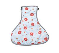 Dog Vest, Waterproof Antistain Puppy Apparel, Lightweight Rain Protection, Sturdy Easy Wear Design, Cartoon Pattern Pet Belly Coat for Hiking, Camping, Daily Walks, Park Visits, Wet Weather