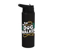Dog Walker Fun Paw Bones Laisse pour promeneur de chien Stainless Steel Insulated Water Bottle