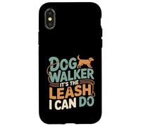 Dog Walker It's The Leash I Can Do Pet Canine Animal ---- Coque pour iPhone X/XS