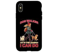 Dog Walker It's The Leash I Can Do Pet Canine Animal Coque pour iPhone X/XS