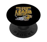 Dog Walker It's The Leash I Can Do Pet Canine Animal - PopSockets PopGrip Adhésif