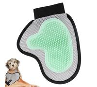 Dog Washing Gloves, Cat Grooming Mitt, Pet Hair Remover, Gentle Scrubbing, Massaging Design, Bathing and Shedding Carl for Short-Haired, Long-Haired Pets, 23x18x1cm Multicolor