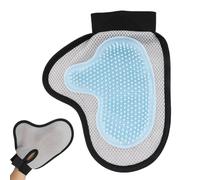 Dog Washing Gloves, Cat Grooming Mitt, Pet Hair Remover, Gentle Scrubbing, Massaging Design, Bathing and Shedding Carl for Short-Haired, Long-Haired Pets, 23x18x1cm Multicolor