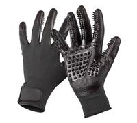 Dog Washing Gloves, Rubber Dog Brush, Pet Bathing Glove with Comfortable and Flexible Fit for Bathing, Grooming, Desheddings of Any Breeds or Size, 1 Pair
