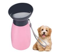 Dog Water Bottle, 600ml Pet Dispenser, Leak Proof Drinking Container, Design, Ideal for Walking, Outing, Park, Car, Running, Road Trip, Hiking, Camping, 4.09 X 7.87 inches