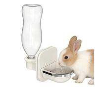 Dog Water Bottle - ABS Leakproof Space Saving Pet Drinking Feeder 21.5x21x10cm | Portable Water Bowl Dispenser Cage Bottle for Dogs Cats Rabbits Ferret Hamster Bunny Travel Use