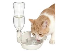 Dog Water Bottle - ABS Leakproof Space Saving Pet Drinking Feeder 21.5x21x10cm | Portable Water Bowl Dispenser Cage Bottle for Dogs Cats Rabbits Ferret Hamster Bunny Travel Use
