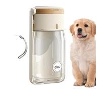 Dog Water Bottle - Foldable Drinking Bowl, 360ml Portable Pet Dispenser | Portable Pet Water Bottle - 360ml Feeder for Dogs Cats | PP Material with Foldable Bowl Outdoor Travel, 5.91x2.95 inch