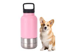Dog Water Bottle, Leak-Proof Puppy Water Bottles with Detachable Bowl, 1520ml Pet Drinking Cup for Outdoor Travel, Walking, Hiking, Camping and Apartment Use, 10.31x4.13 inches