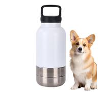 Dog Water Bottle, Pet Travel Dispenser, Portable Puppy Cup, 10.31x4.13 inches, Leak Proof 520ml Design with Detachable Bowl, for Walking Apartment Camping Daily Hydration Use