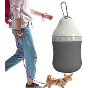 Dog Water Bottle Portable, 400ml Dog Supplies, Drinking with Carabiner, Small Dog Water Dispenser, Good Sealing for Drinking and Eating, Puppy and Cat Water, 5.91x3.15 inches