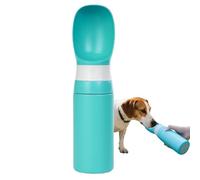 Dog Water Bottles, Stainless Steel Dispenser, 3.74x11.61x27.56 inches, 400ml Spill Proof Portable, Water Cup for Puppy, Travel, Hiking, Beach, Road Trip, Car, Walking and Camping