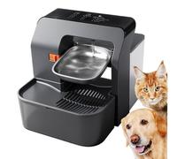 Dog Water Bowl - 3.2L Silent Automatic Pet Waterer Leak-Free | Drinking Dish with Easy Fill Design for Dogs Cats Kittens Puppies Bunnies Indoor Outdoor Crate Cage Car Home Use