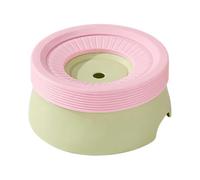 Dog Water Bowl - 600ml Floating Slow Feeder Dish - PP+Thermoplastic-Rubber
