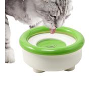 Dog Water Bowl - 7.48x7.48x3.54 inch No Spill Dog Boowl, Slow Water Boowl for Dogs | Disk Anti Spill Cat Watter Bowl with Non-Slip Base,for Pets Kittens Puppies Bunnies Kennel Outdoor Indoor Feeding