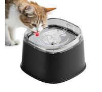 Dog Water Bowl, Spill Proof Pet Bowl, Slow Drinking No-Splash Design, 2000ml Large Capacity, Travel-Friendly for Home Car Outdoor Use, 20x20x14cm/7.87x7.87x5.51 inches, Gray, 1pc