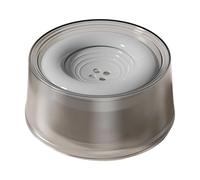 Dog Water Dish - 18x18x8cm 1200ml Anti Splash Floating Disk Pet Water Feeder Slow Drink Bowl, Dog Dispenser Bowl for Small Medium Large Dogs Cats Home Travel Camping Picnic Use