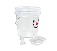 Dog Water Dispenser - Pet Water Dispenser | Automatic Waterer | 3/5L Large Capacity Tank, No Power Needed, Anti-Tip Leak-Proof Visual Design, Safe Fresh Wáter for Cats Dogs Indoor Outdoor Home