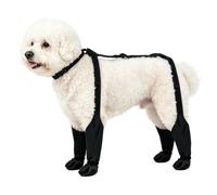Dog Water Shoe - Adjustable Oxford Cloth Rainproof Paw Protectors | Hot Pavement Dog Suspender Boots for Senior Small Medium Large Indoor Outdoor Home Hiking Picnic Travel