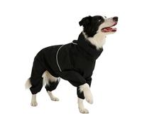 Dog Winter Coat - Full Body Dog Snowsuit | Breathable Snug Fit Pet Jacket - Windproof Waterproof Warm Outfit | Christmas Design Cold Weather Gear | Outdoor Snow Rain Walk