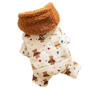 Dog Winter Coat, Warm Dog Jacket, Soft Cat Coat, Hooded Dog Coat, Puppy Sweater, Small Dog Clothes, Dog Coat with Hood, Winter Pet Jacket, Dog Clothes for Family, Dog Sweater with Traction