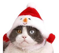 Dog Winter Hat, Cute Christmas Tree Cat Hat, Party Supplies Pet Winter Warm Accessories, Plush Dog Headwear, Christmas Knitted Pet Hat, Easy to Use, Portable for Dogs Cats