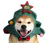 Dog Winter Hat, Cute Dog Hat, Christmas Tree Dog Hat, Dog Warm Hat, Small Dog Winter Hat, Cute Christmas Tree Cat Hat, Plush Dog Headwear for Small Dogs Cats