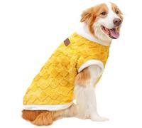 Dog Winter Jacket - Cat And Dog Sweater | Dog Cold Weather Coats Plush | Pet Cold Weather Clothes Cats Coat | Pajamas Dog Winter Vest | Polyester Dog Sweater for Medium Large Dogs Cats & Pets Supplies