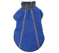 Dog Winter Jacket | Thick Warm Reflective Coat for Large Dogs | Adjustable Plush Outdoor Play Vest/Cold Weather Apparel | High Visibility Protection Design (L)