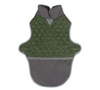 Dog Winter Jacket Windproof & Weatherproof | Plush Lining for Small/Medium/Large Dogs | Cold Weather Vest for Walking/Running/Hiking | Adjustable Design with Traction Hole (L)