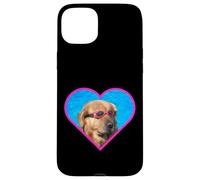 Dog with Swimming Goggles Funny Golden Retriever Meme Pool Coque pour iPhone 15 Plus