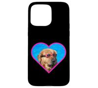 Dog with Swimming Goggles Funny Golden Retriever Meme Pool Coque pour iPhone 15 Pro Max