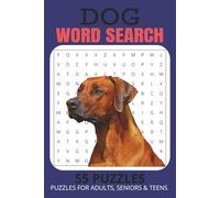 Dog Word Search Puzzle Book: Fun and Relaxing Puzzles for Dog Lovers of All Ages 6x9 inches | 110 pages | Great for Travel, Gifts, or Cozy Days at Home