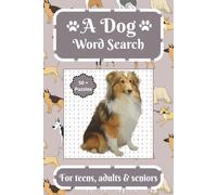 Dog Word Search Puzzle Book: Word Searches with Easy to Read Print About Dogs, Wolves, Foxes and More | 6x9 inches | 110 Pages | 50 + Puzzles...Gift for Vacations, Holidays, and Relaxing